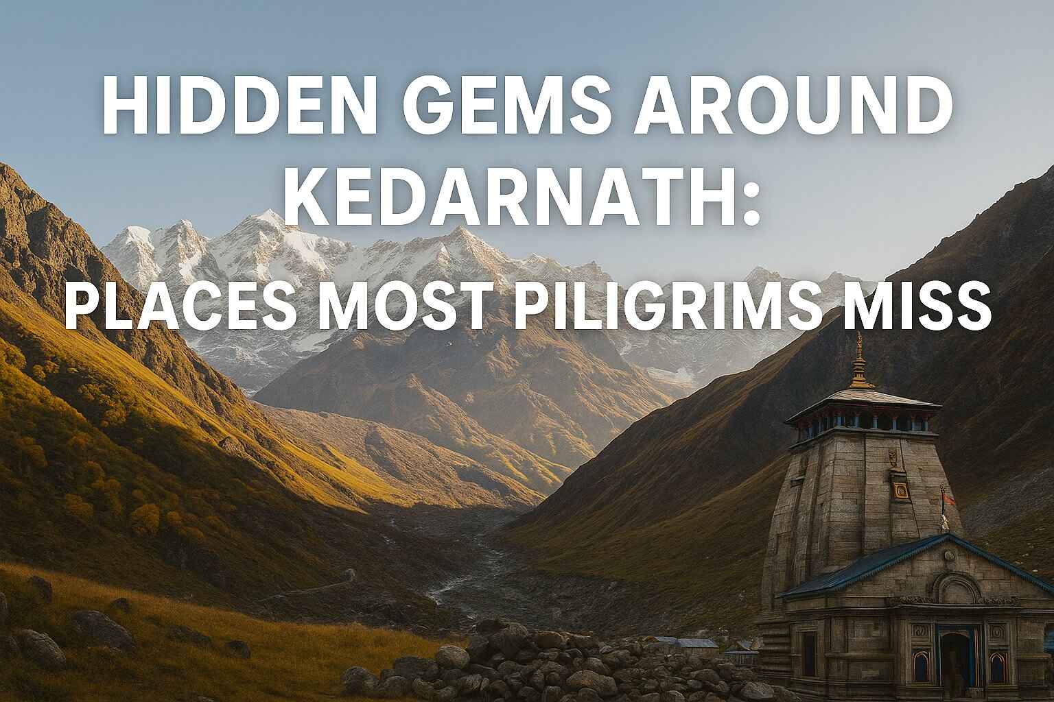 Beyond The Temple - Discover Kedarnath Untold Beauty