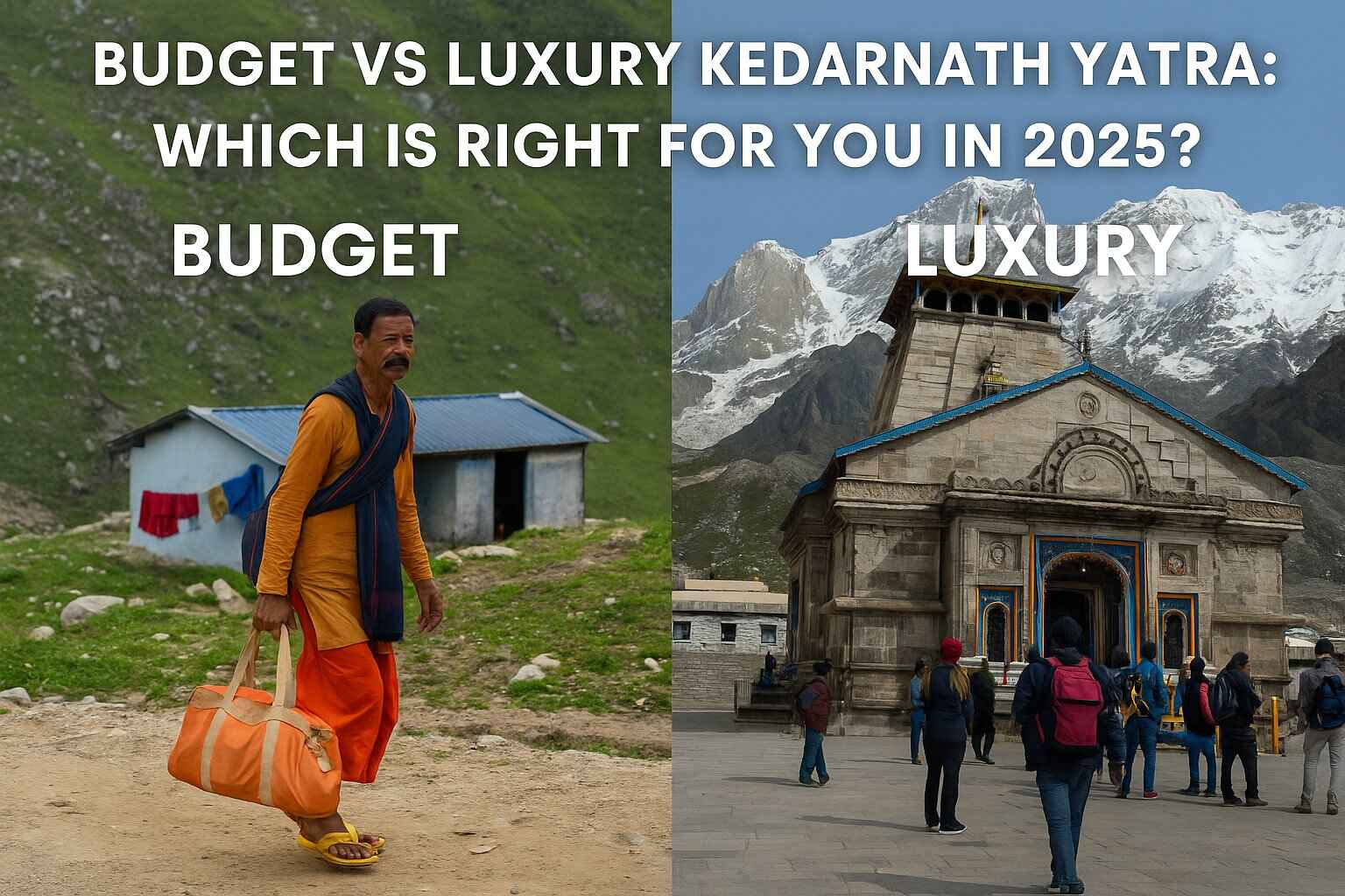 Budget vs Luxury Kedarnath Yatra: Which Is Right For You in 2025?